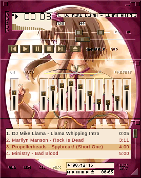 Ragnarok 4ever WinAMP Skin v1.0 - Released 01/09/2002