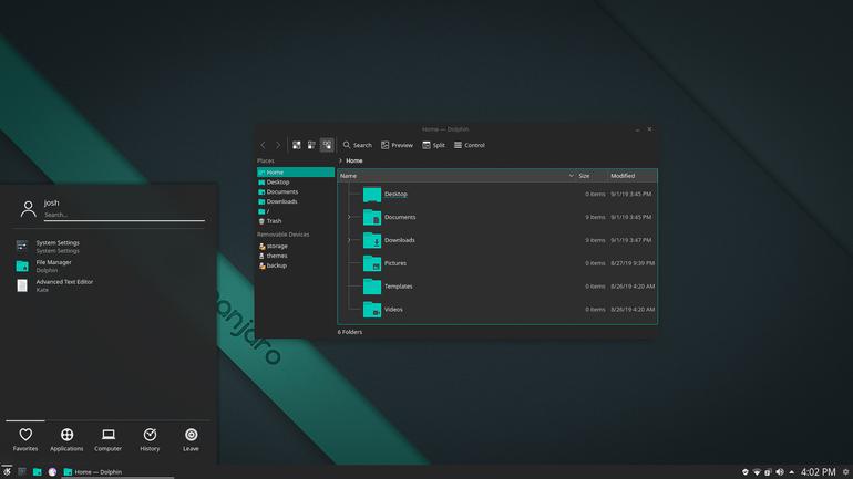 Materia Manjaro Dark