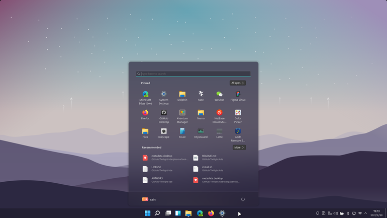 Twilight-dark Plasma Theme