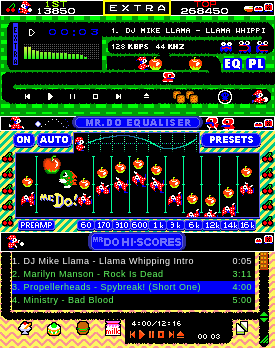 To install the Mister Do! font (dorun.fon and doscore.fon)