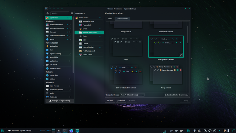 Dark-openSUSE-Aurorae