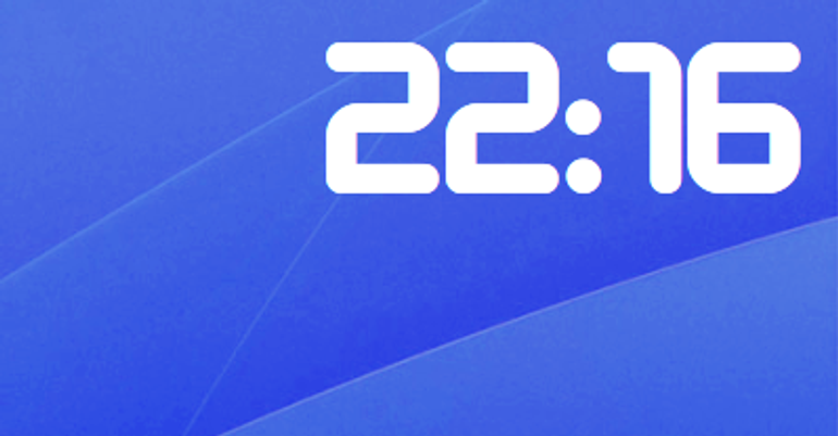 Modern-RV Clock Conky