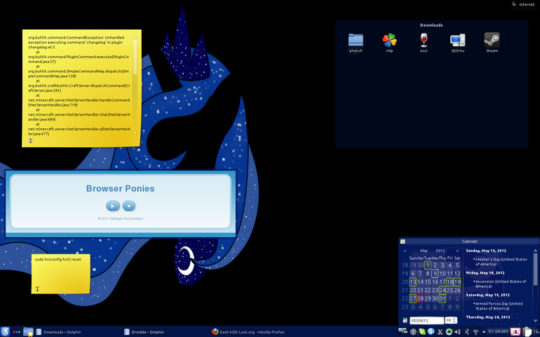 Princess Luna Plasma Theme