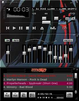 -< RUROUNI KENSHIN Monitor skin for winamp >-