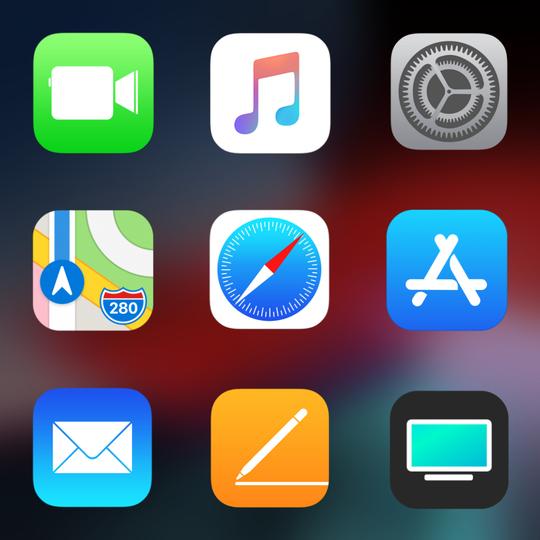 Cupertino-Mobile iCons