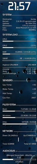 Conky ~ Amd ~ Audacious