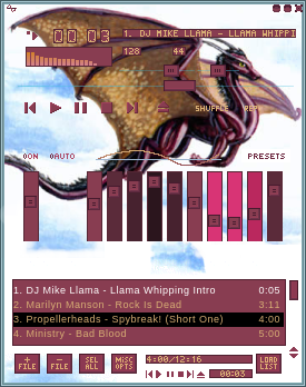 well, this is it... my first winamp/xmms skin...