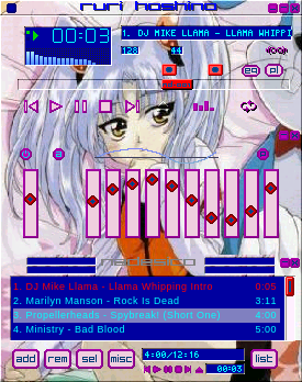 RuriAmp V1.2 by AlexJB for Winamp 2