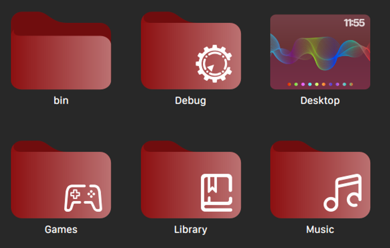 Sweet Filled adaptive folders icon set