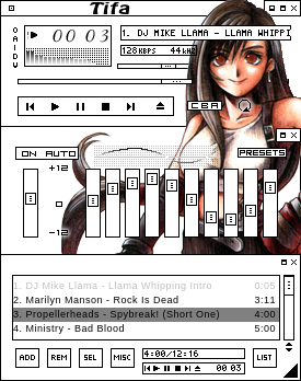 This skin is based on an image of Tifa, by Nomura Tetsuya.