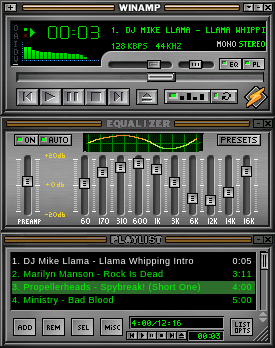 Winamp3 styled skin for WinAMP 2.x