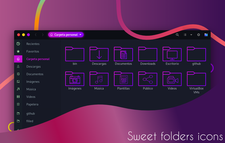 Sweet folders