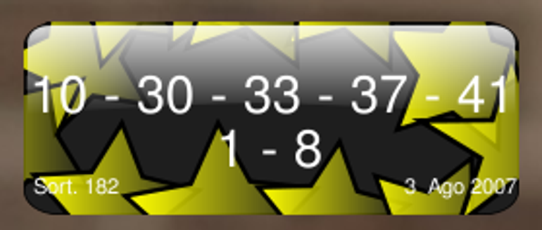 Euro Millions Screenlet