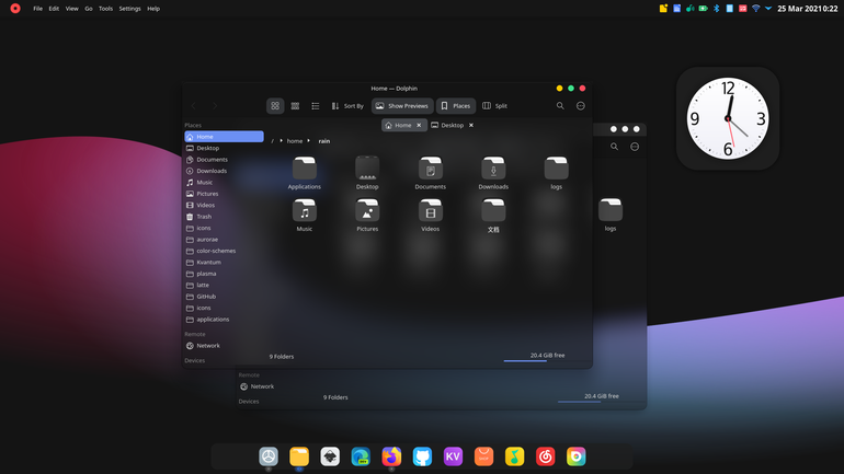 Future-dark Aurorae Theme