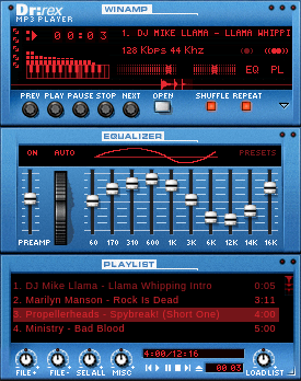 Dr:rex mp3 player - by E.C. Brummel
