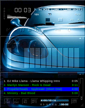 Alternate WinAmp Skin by