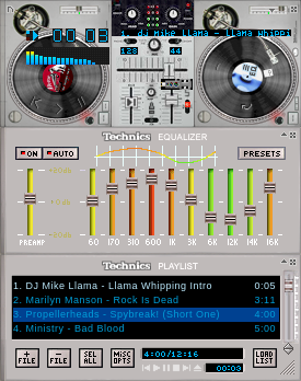 White Technics Sl1200 Turntablesmixer