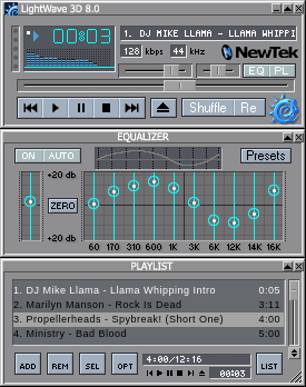LightWave 3D 8.0 WinAmp Skin
