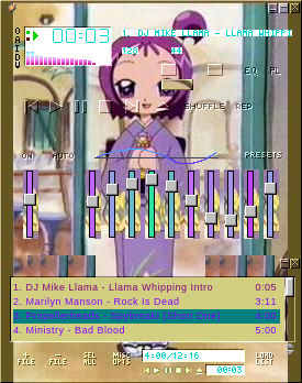 She Was A Beauty in a Purple Kimono