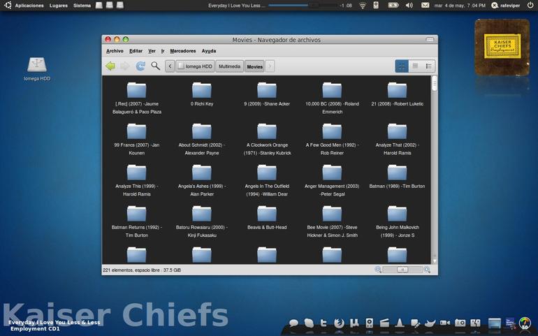 Ubuntu Mono Dark Elementary.