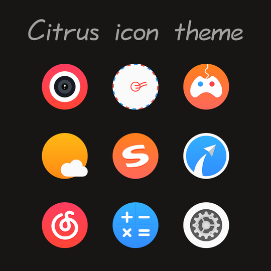 Citrus icon theme