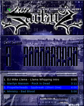 Alternate WinAmp Skin by