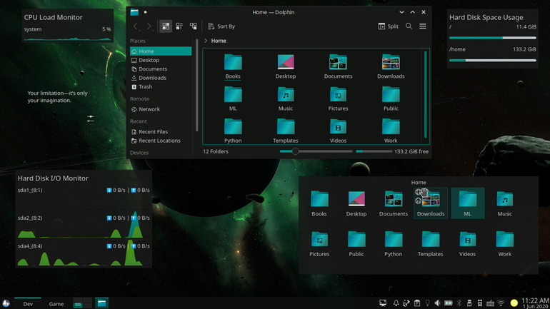 Dragon plasma theme