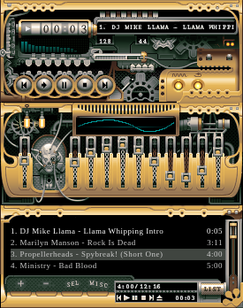 Fortesque skin for winamp classic