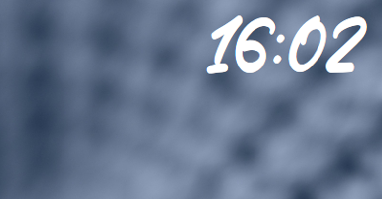 NonTechy 01 Clock Conky