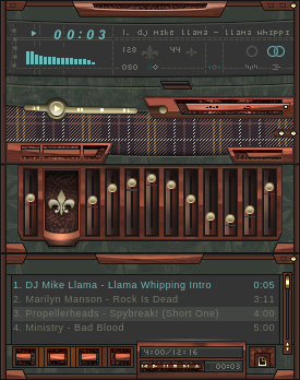 "Tartan" winamp classic skin