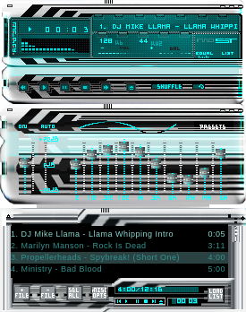 "MERCY 73" skin for Winamp 2.x