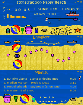 Construction Paper Beach