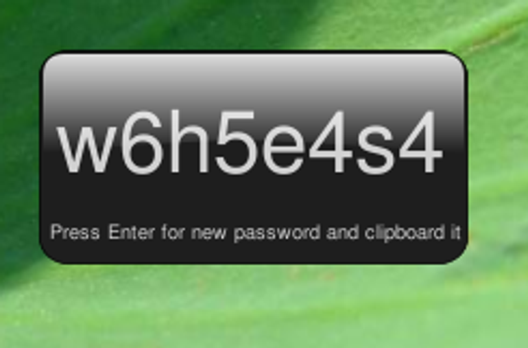 RandomPassword Screenlet