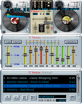 Vestax Pdx2000 Turntablesmixer