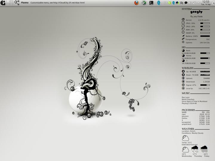 The Perfect Conky Setup (KDE4)