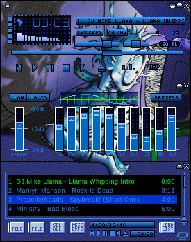 Punk Statik Paranoia WinAmp Skin