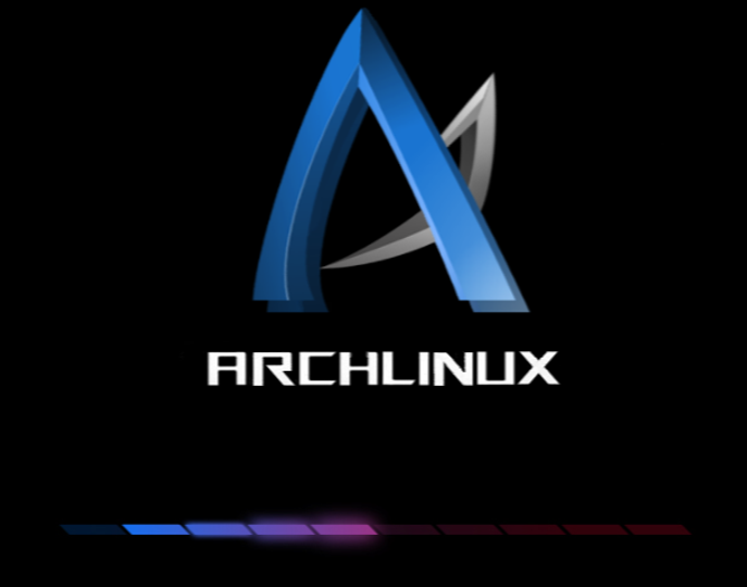 rog style Arch boot animation for plymouth