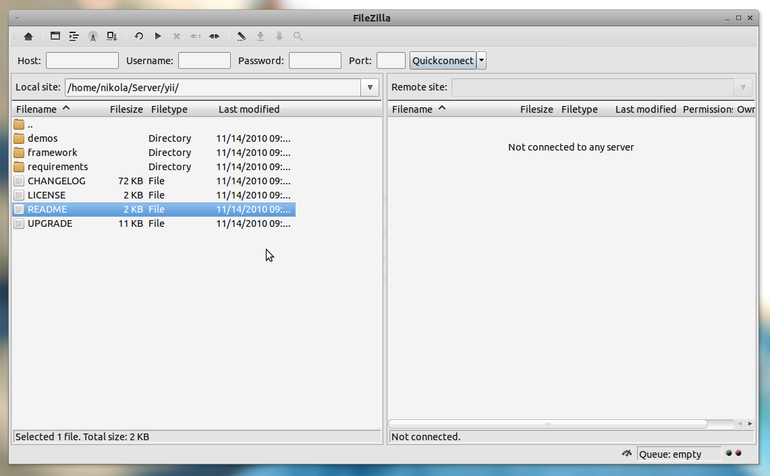 Faenza Filezilla