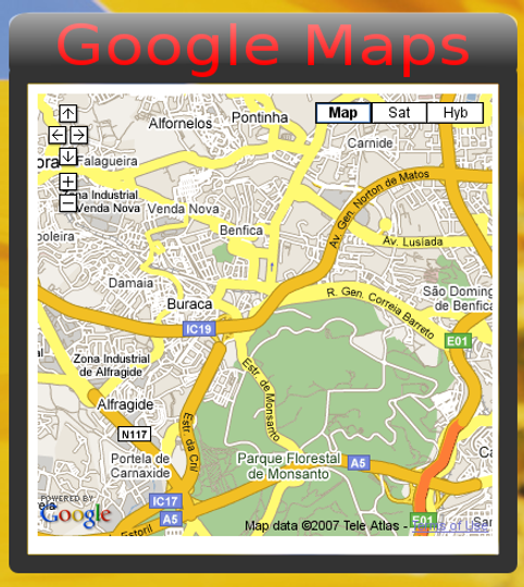 Google Maps Screenlet