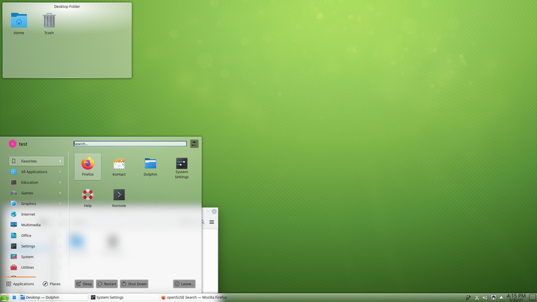 openSUSE 12.2 Desktop Theme