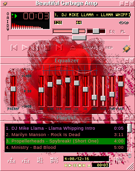 This skin was made to commorate Garbages new album Beautiful Garbage.