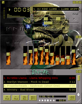 Winamp Skin: "Ed Hunter"