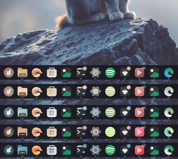 Color Flow icons