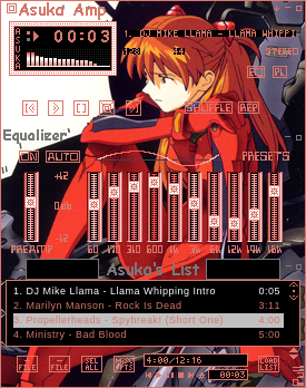 AsukaAmp Winamp Skin v2.1a Classic Winamp Skin