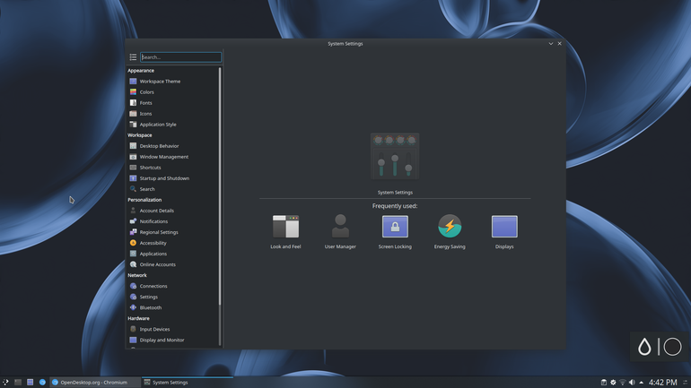 Breeze Darker Transparent Plasma Theme