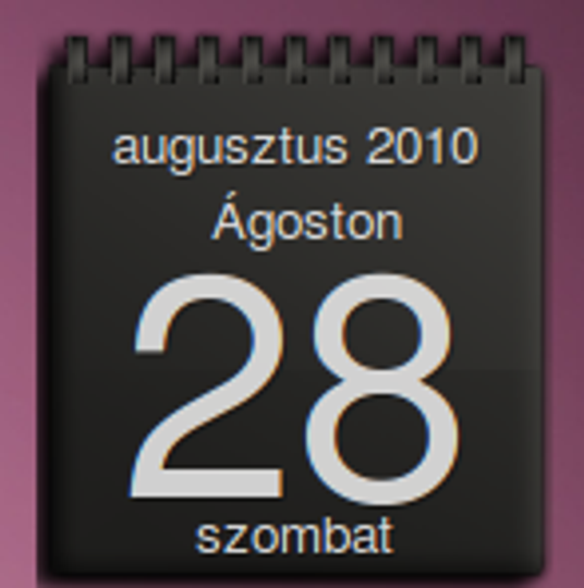 calendar ubuntu theme
