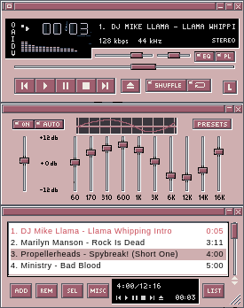 Simply Clean skin for Winamp 2.9 by brsly@yahoo.com