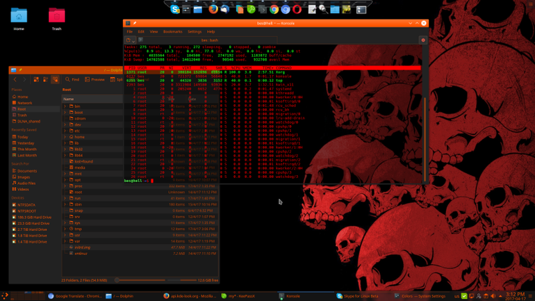 Plasma Desktop Theme ByBes