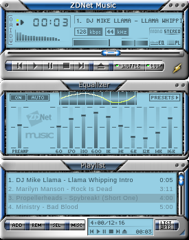 ZDNet Music - Winamp Skin v1.0