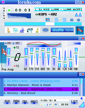 WinAmp Classic 2.9 skin by keith hall / roving cowboy.